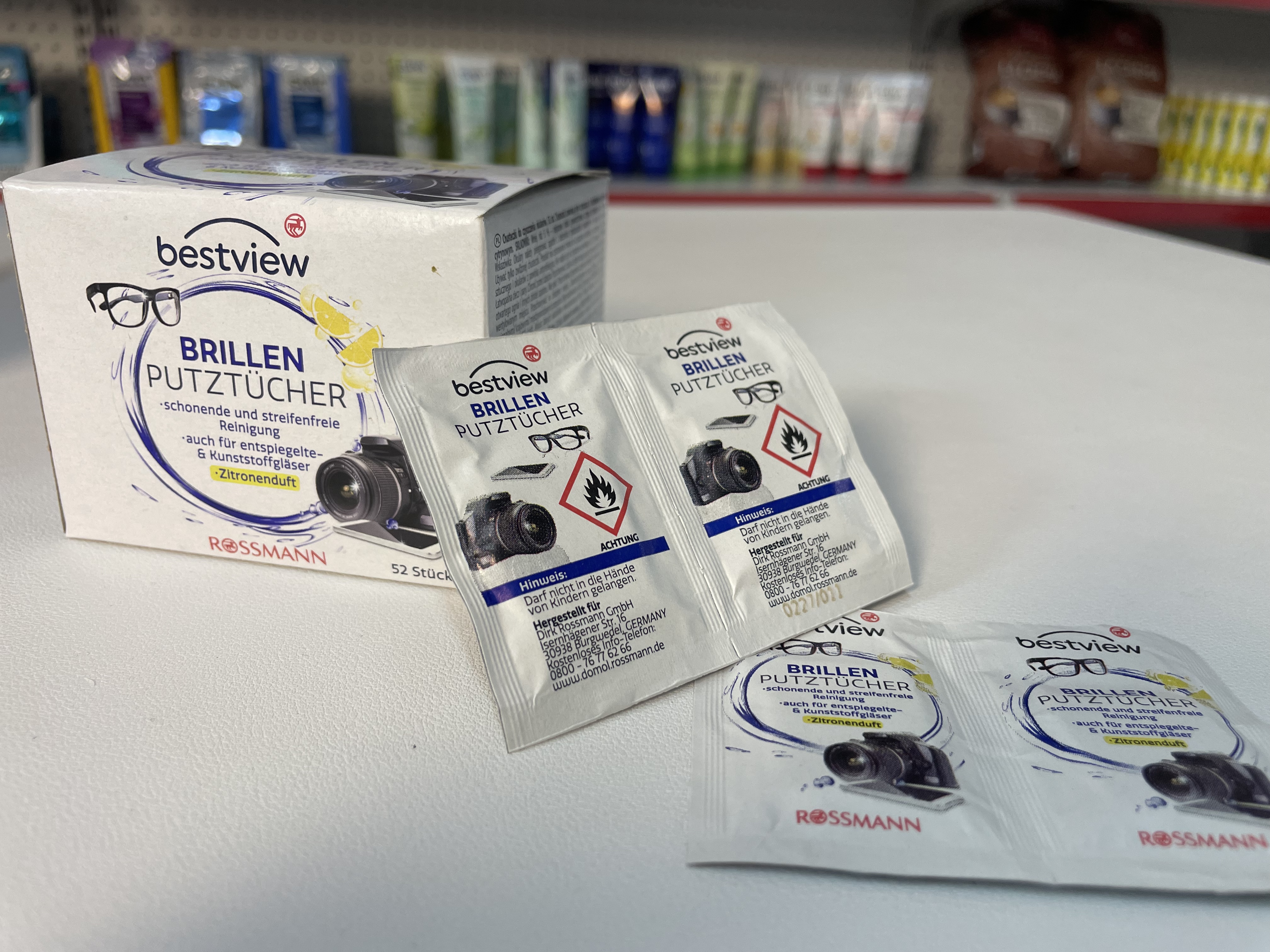 bestview眼镜清洁湿巾