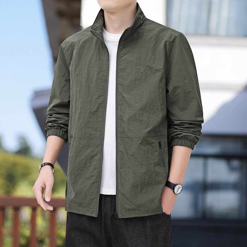 【C魅甄选】春秋加绒外套男工装休闲夹克2025新款大码防风男装5722