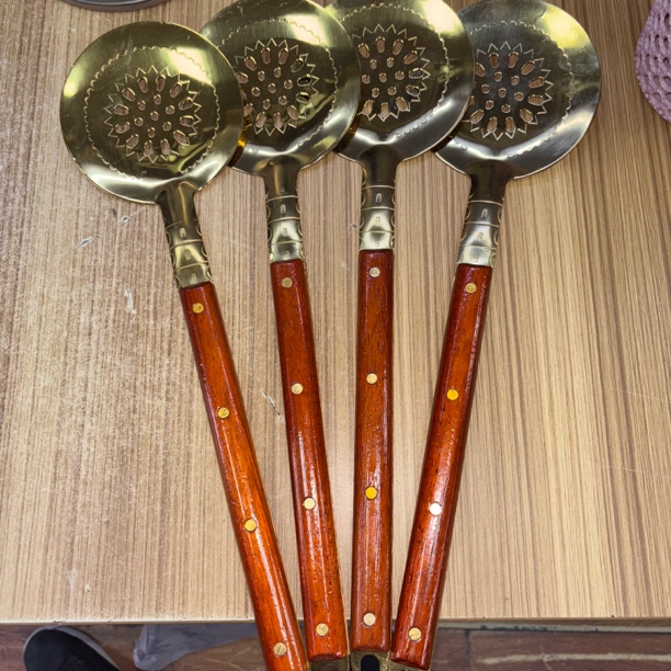 kapkur 新疆抓饭实木锅铲汤勺家用加厚炒菜厨房漏勺餐厅厨具铲子