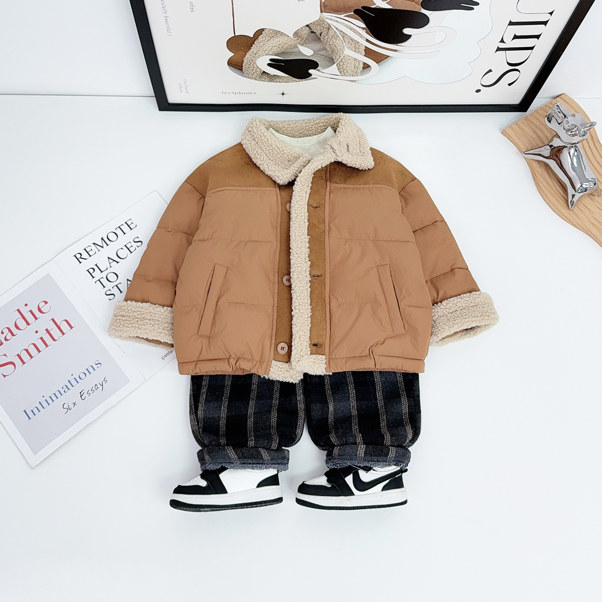 儿童棉服男童冬款加厚棉衣2025新款冬装潮 HZ251210 悠悠童话童装