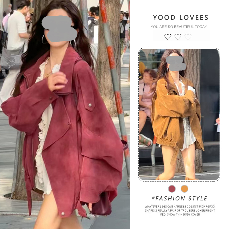 设计感翻领气质外套2025春秋新款流行气质高级感百搭英伦风上衣女