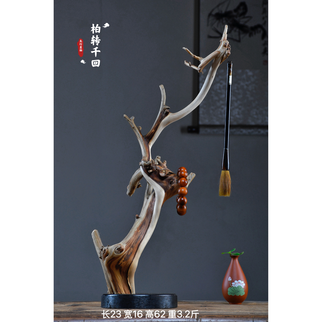 太行崖柏根雕摆件寿星弥勒佛达摩财神观音天然随型木雕雕件工艺品