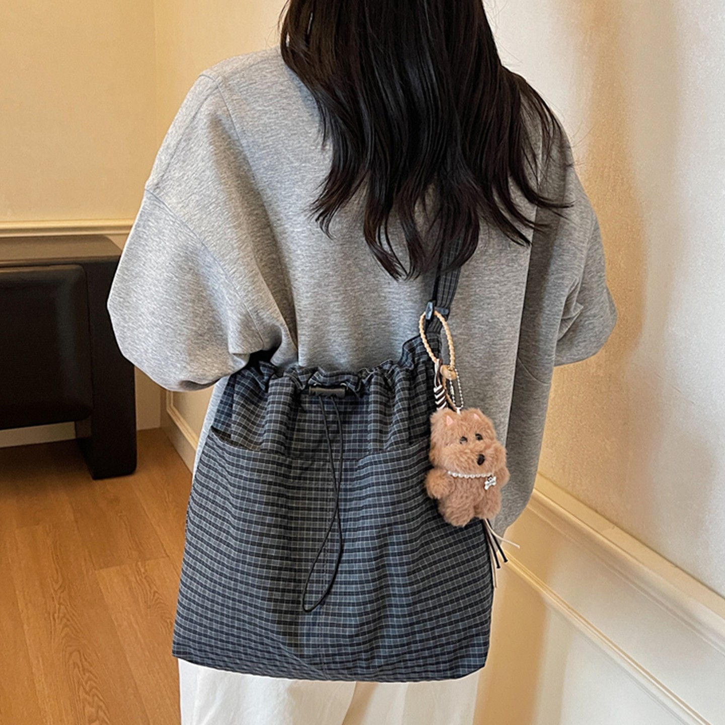 2025单肩包女轻便韩版ins休闲大容量 文艺背包时尚防水斜挎包潮包