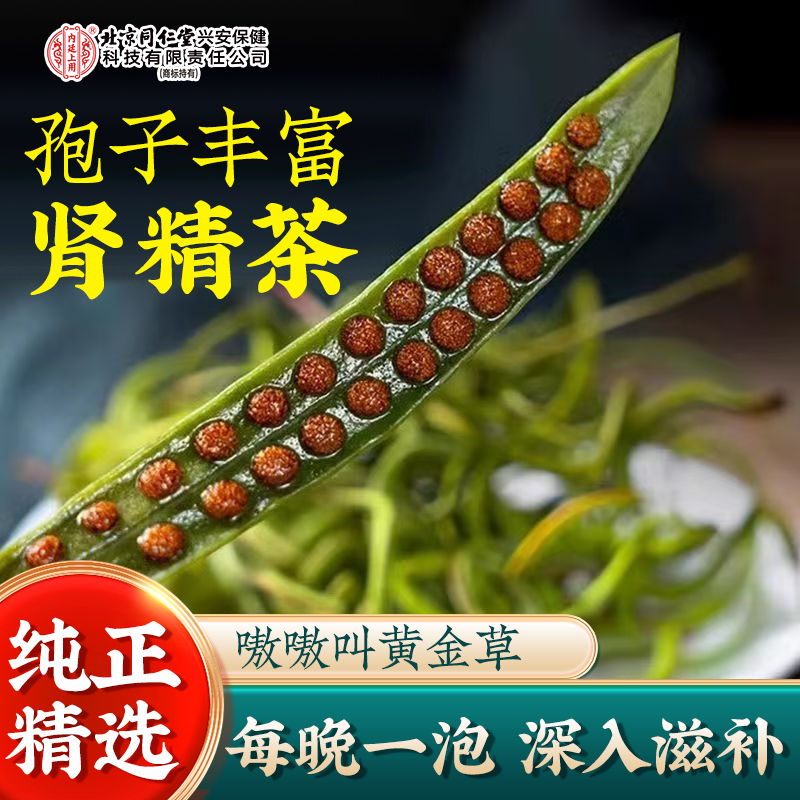 北京同仁堂内廷上用肾精草肾精茶黄金草茶伟肾正品野嗷嗷叫30g