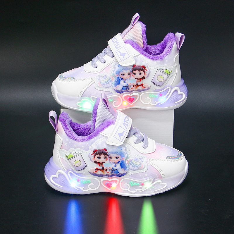 女透气防水春秋跑步鞋软底保暖加绒秋冬运动鞋冬季鞋子步鞋休闲