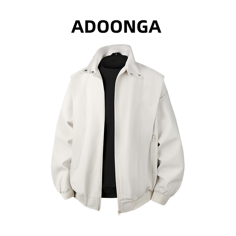 ADOONGA美式立领男士夹克2025春季新款运动户外休闲百搭潮流外套