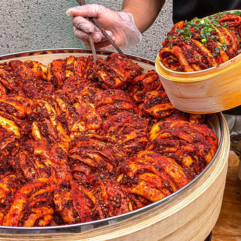 【加热即食】麻辣花卷手工葱油花卷葱油卷早餐半成品速冻早饭包子