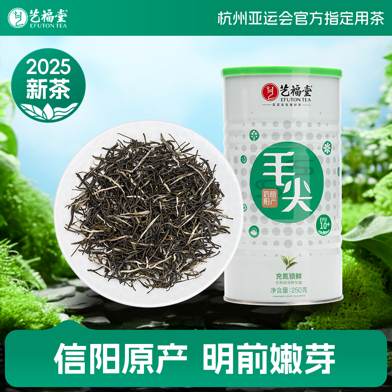 2025新茶艺福堂明前特级信阳原产毛尖茶250g绿茶