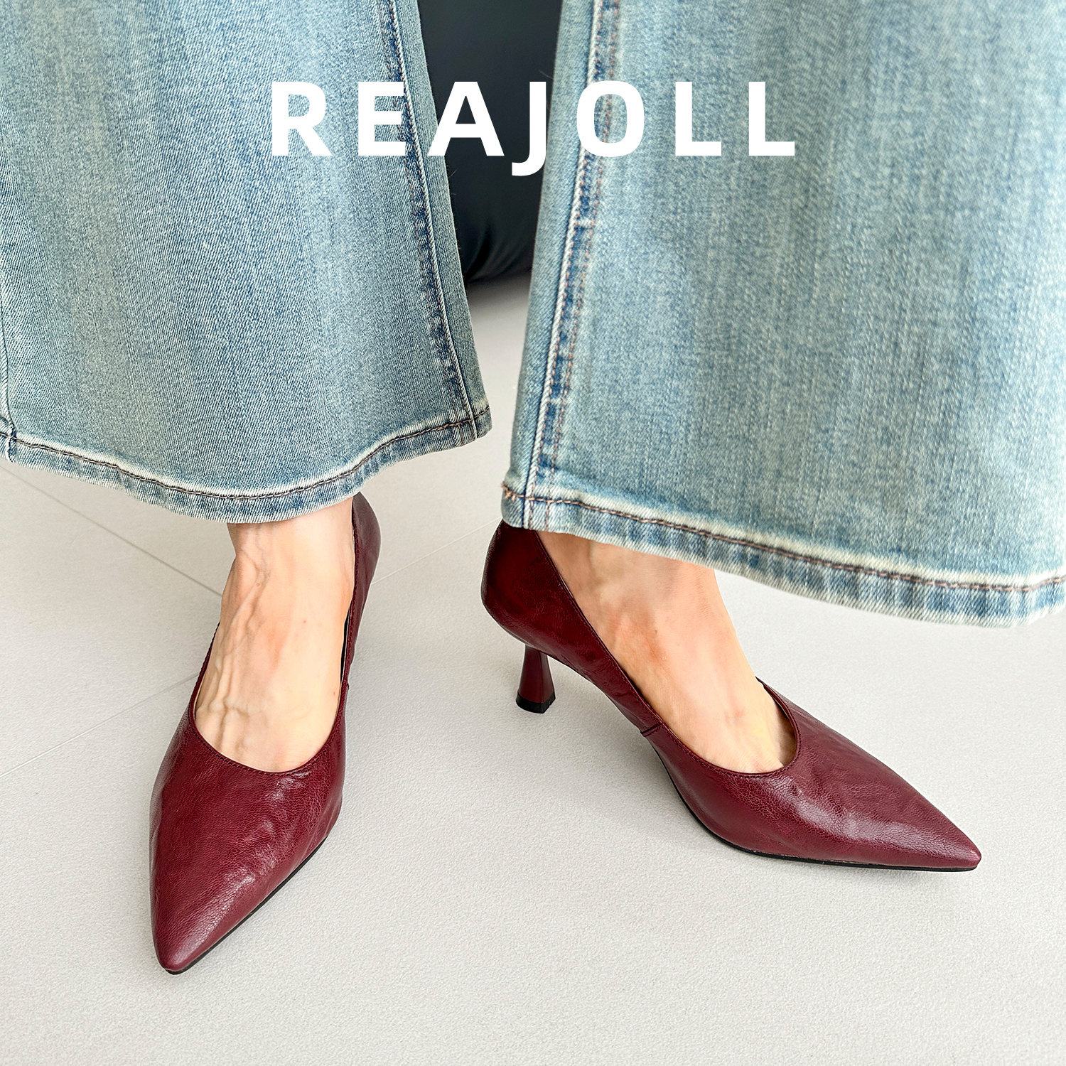 高跟鞋女气质高级不累脚2025爆款时尚尖头细跟百搭配裙子网红单鞋