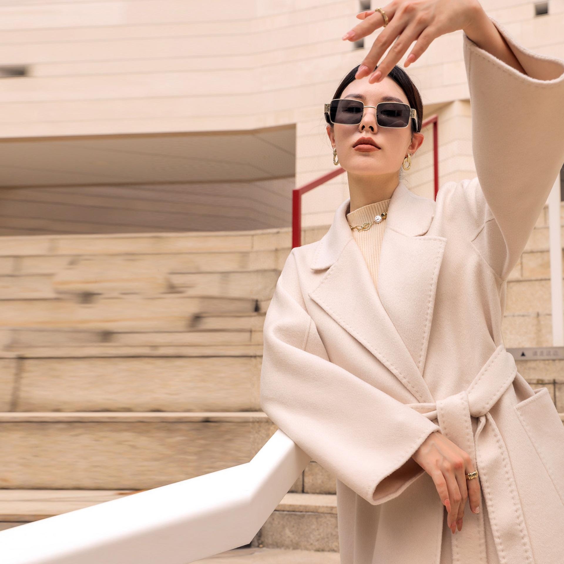 【老板娘推荐】编码-双面呢外套羊毛呢大衣