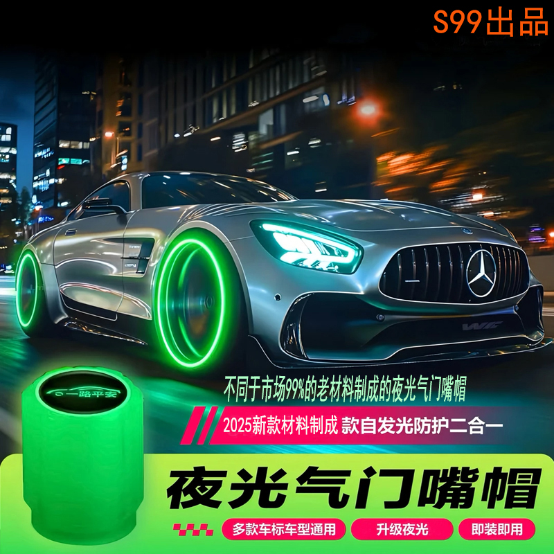 汽车发光太阳能摩托车电动车通用夜光荧光灯通用不分车型