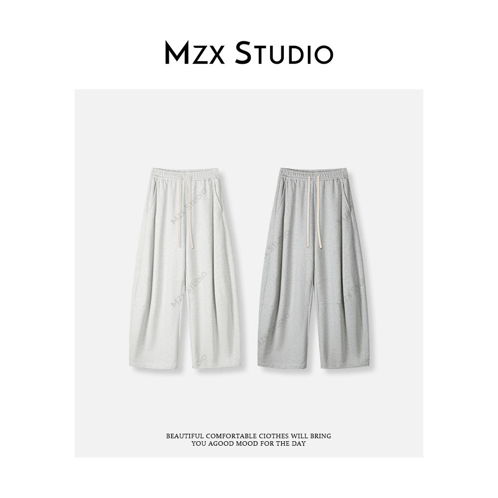 MZX 【神裤】秋冬纯棉抽绳立体裤型休闲卫裤 KZ10162-P