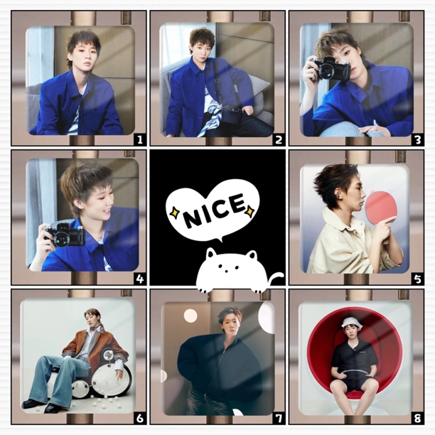 王曼昱林高远（超厚曲面玻璃）磁吸小巧精致冰箱贴创意多样创意礼品