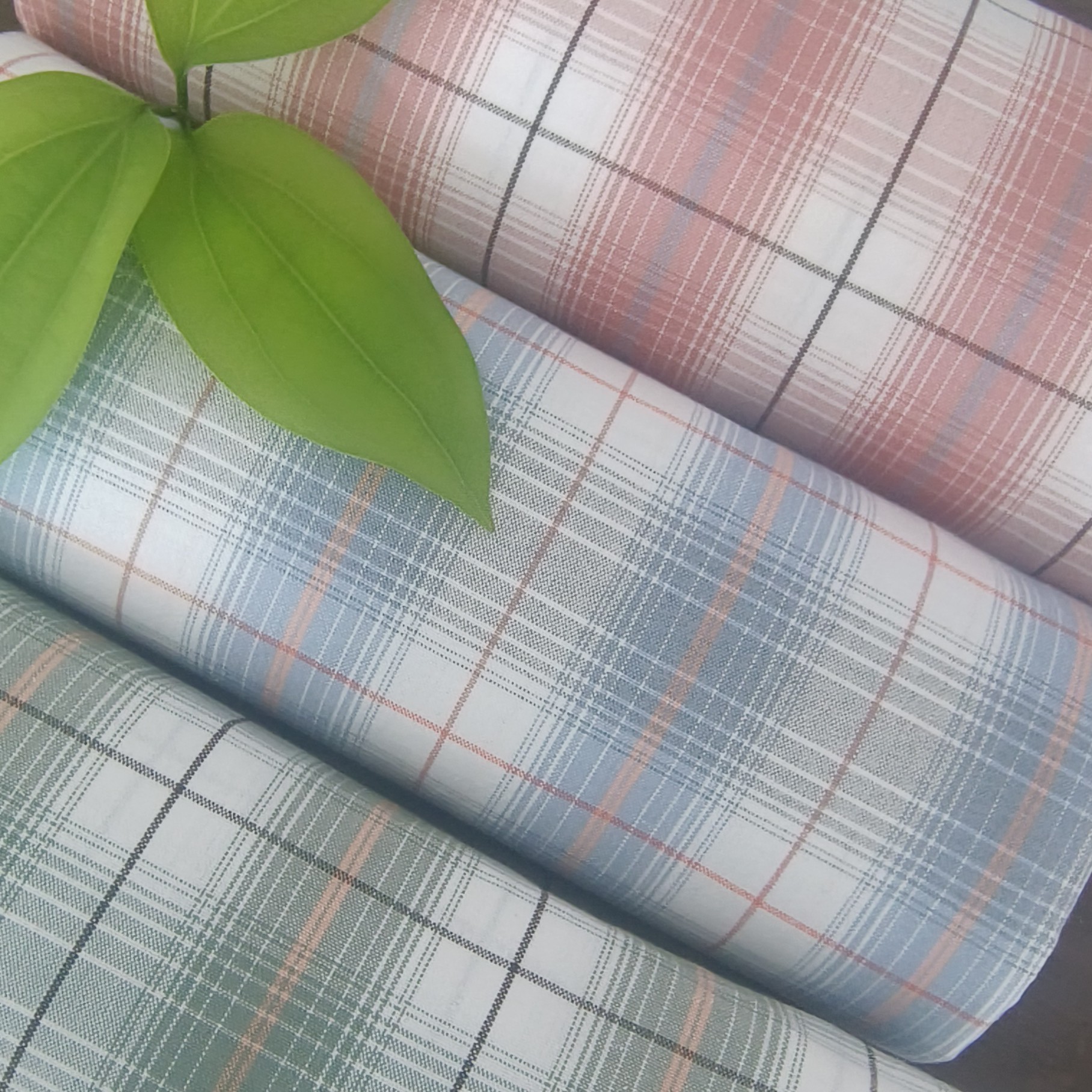 百分百纯棉田园风系列粗布老粗布老粗布床单100%全棉花色格子床单