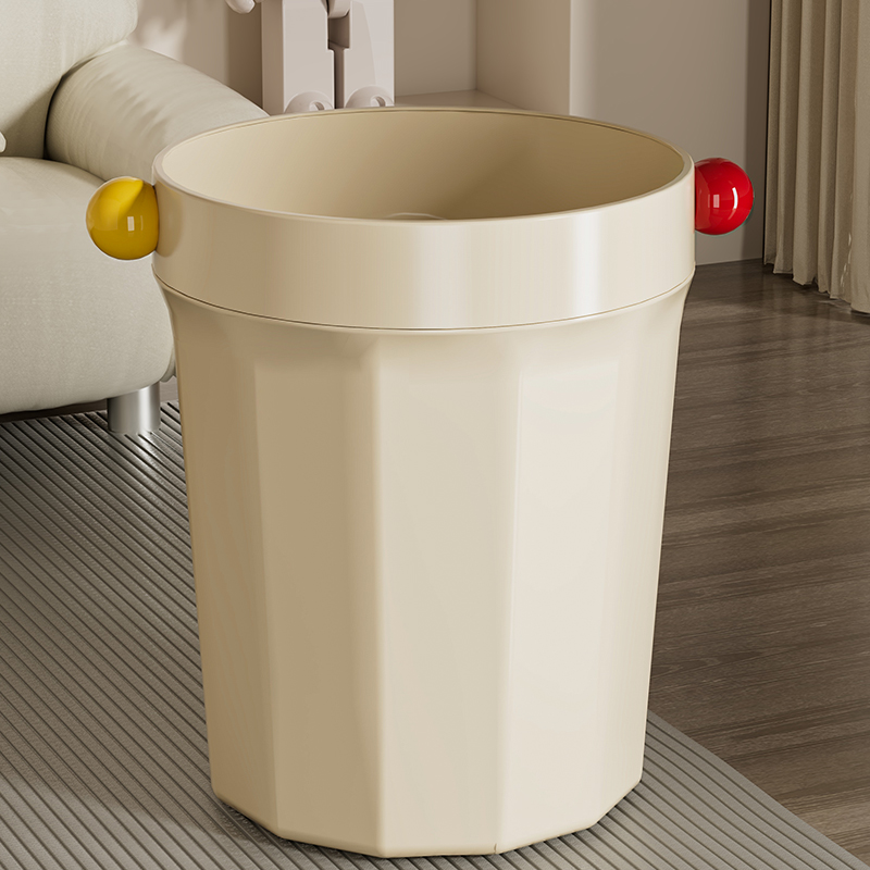垃圾桶家用客厅2024新款大容量高颜值厕所卫生间卧室纸篓宿舍学生