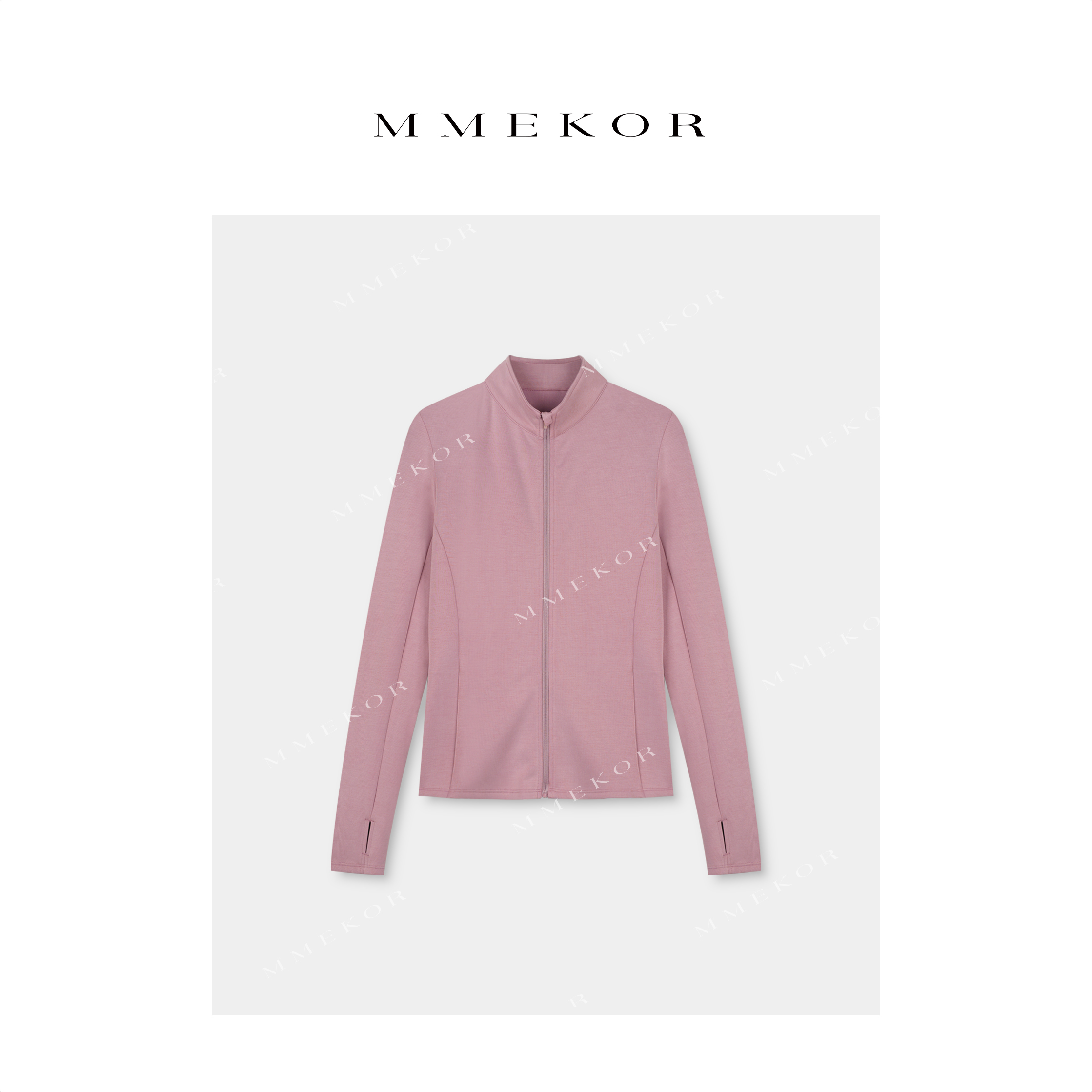 MMEKOR“双色夹克”外套 2025新款秋款千金玛德琳百搭上衣 30697