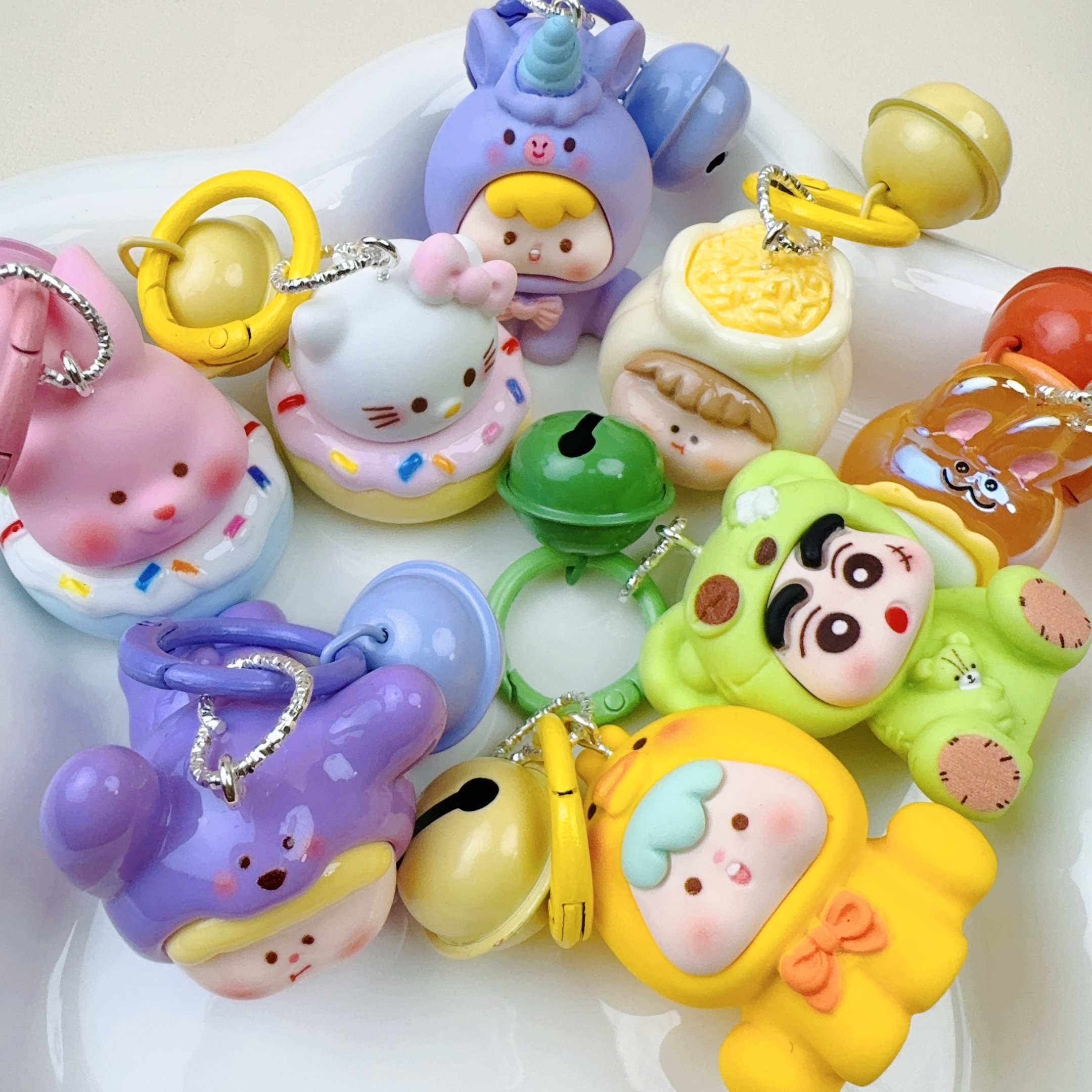 手工DIY萌粒网红可爱便携钥匙挂件创意礼品