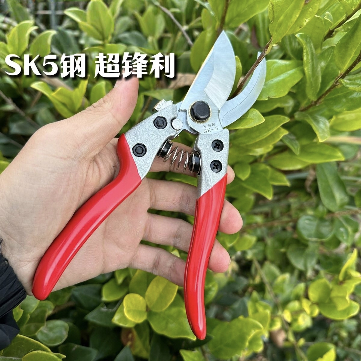 原装进口sk5粗枝剪树枝剪绿植强力园艺剪刀修剪树枝果树园林