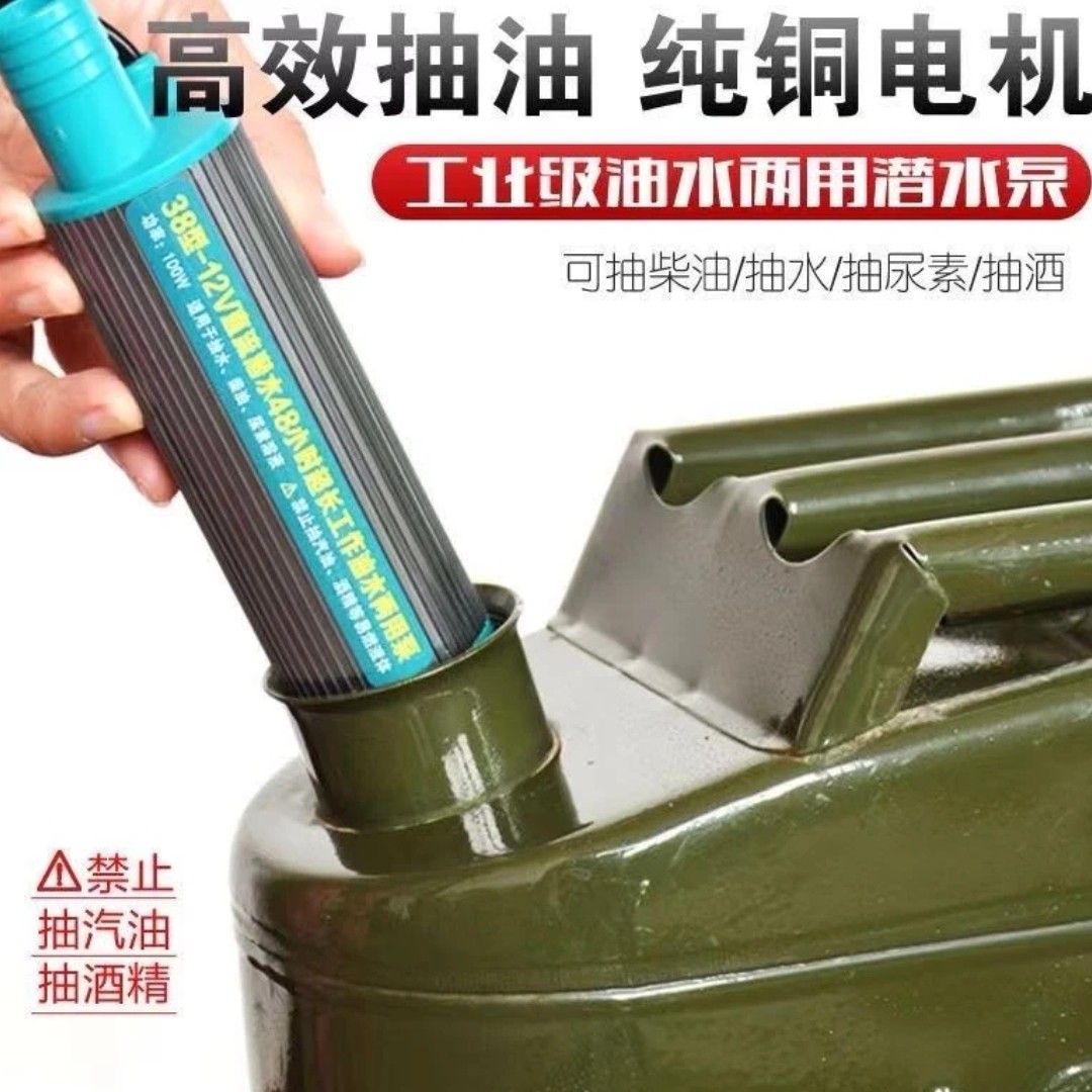 （福利款）新款138W38迷你高速加油泵大功率油水两用泵（升级款）