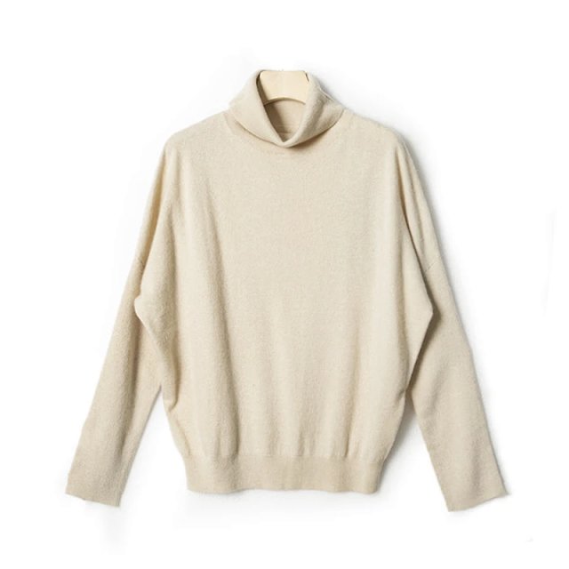 【霄霄形象美学】堆堆领蝙蝠袖针织上衣毛衣MY23090