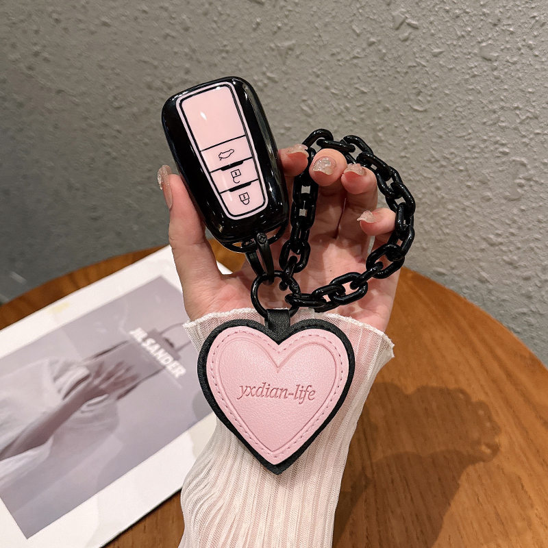 适用丰田卡罗拉钥匙套凯美瑞车荣放rav4雷凌亚洲龙锋兰达汉兰达扣