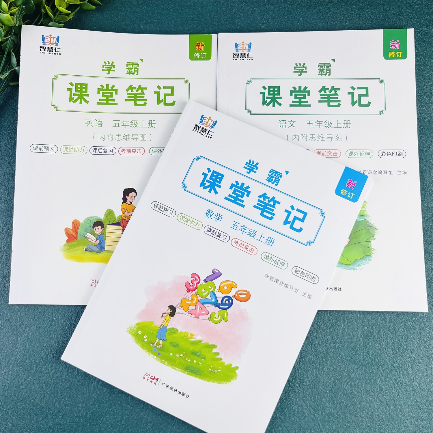 五年级上册课堂笔记预习辅导课本随堂笔记教材全解学霸笔记