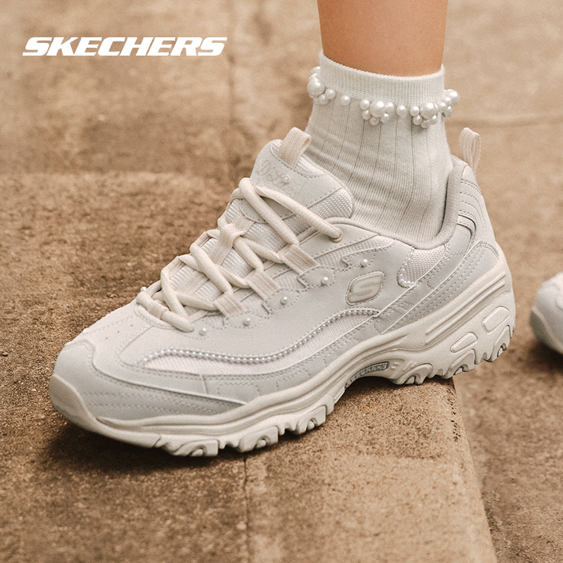 【珠珠熊】斯凯奇女子老爹鞋新款熊猫鞋透气时尚潮流缓震休闲运动鞋