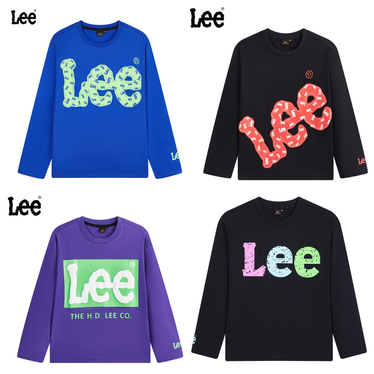 【纯棉长袖断码清仓集合】Leekids儿童春秋舒适纯棉长袖T恤吸汗保暖