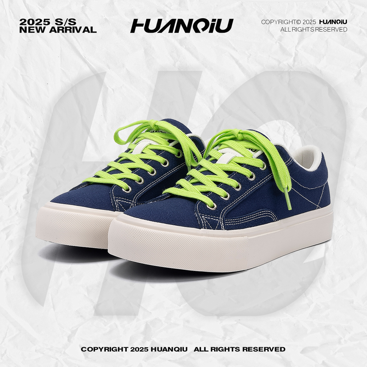 环球设计感帆布鞋男款秋季新款2025百搭低帮运动男鞋子国潮滑板鞋