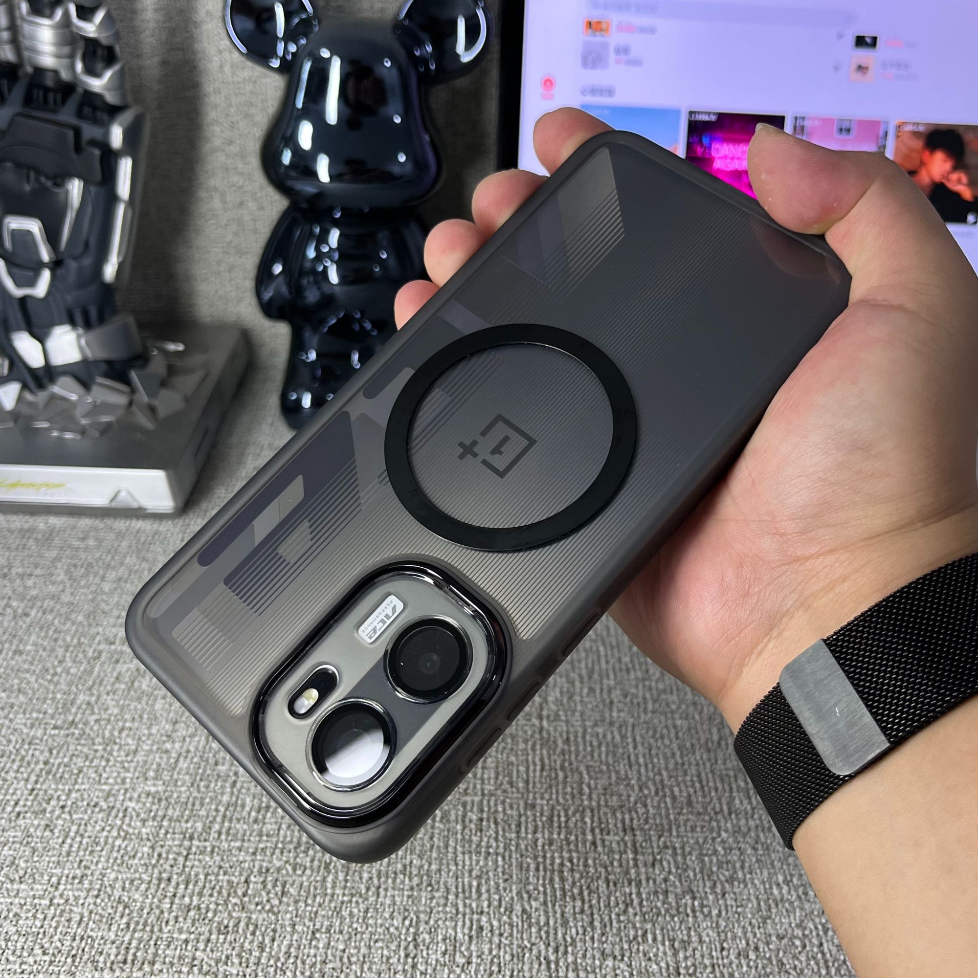 适用一加ACE6T手机壳新款磁吸圈1+ace6t手机套oneplus全包防摔壳