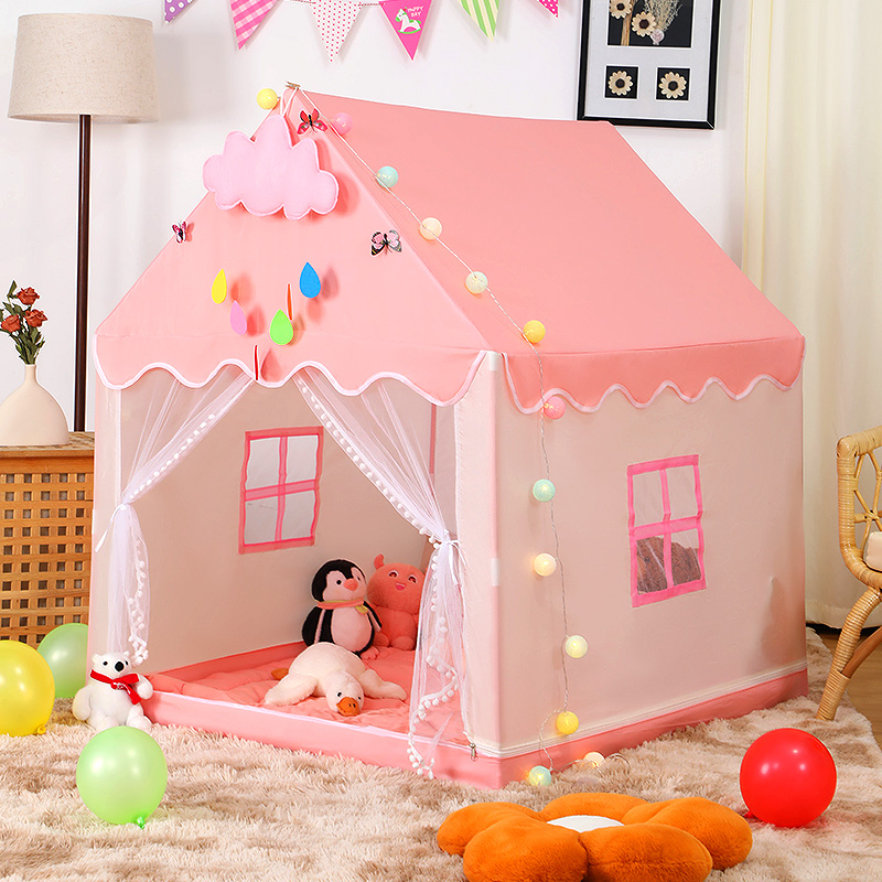 儿童帐篷室内女孩玩具屋男孩宝宝小房子城堡分床公主屋小女童礼物
