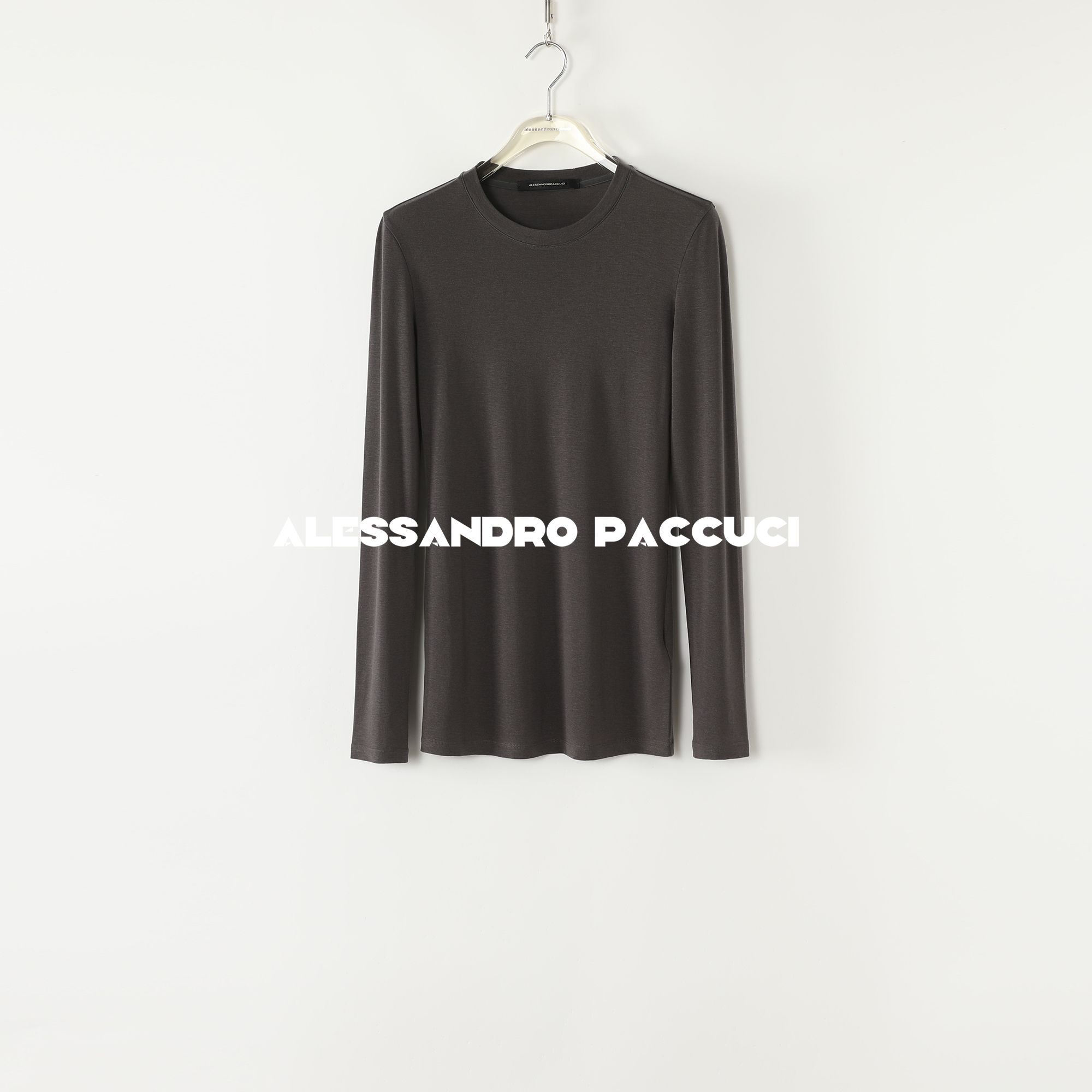 AP洛哥51037TS【莱时】黑标/莱赛尔+绵羊毛圆领多色长袖时尚百搭T恤