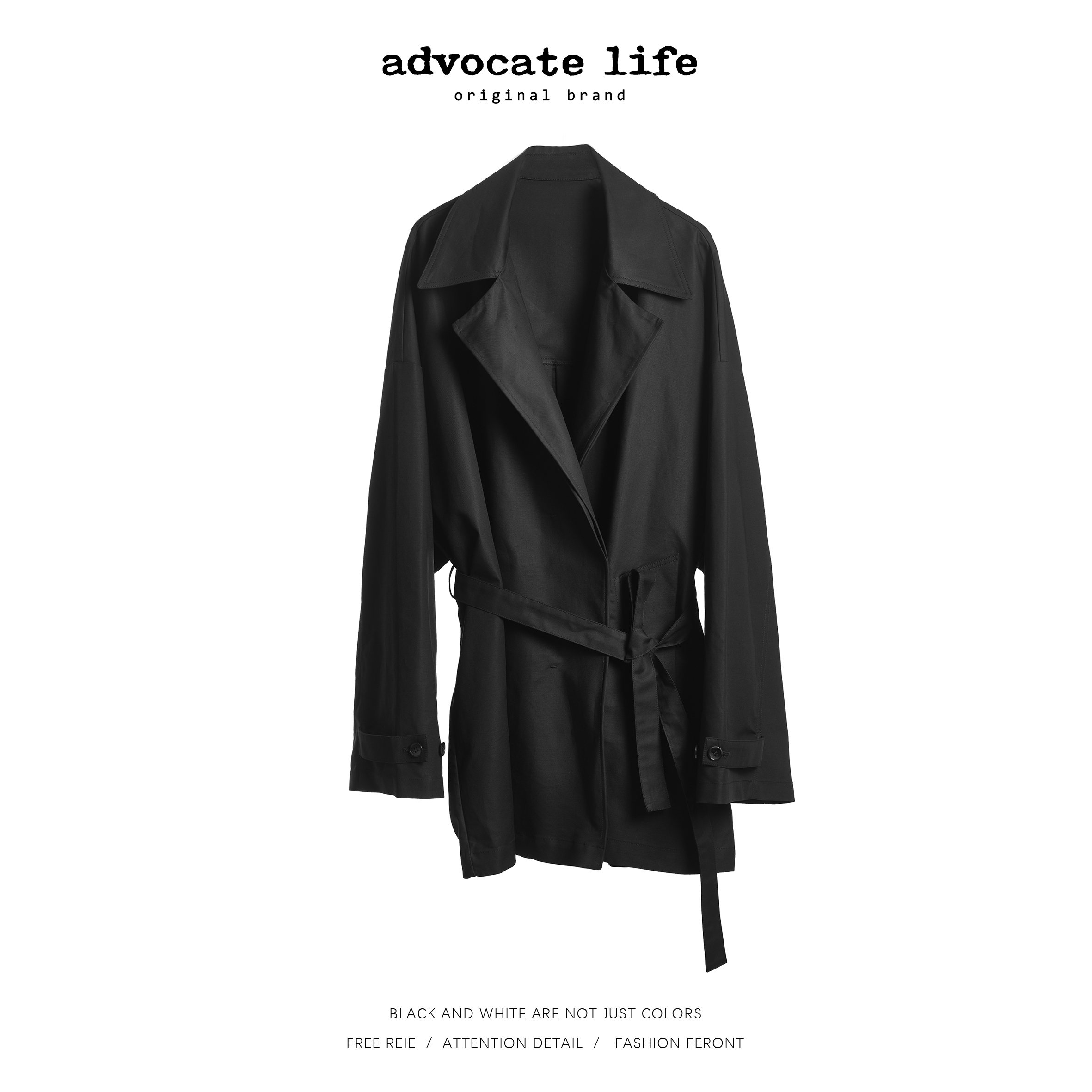 生活主张 Advocatelife新款时尚气质初秋洋气风衣外套JQ371060