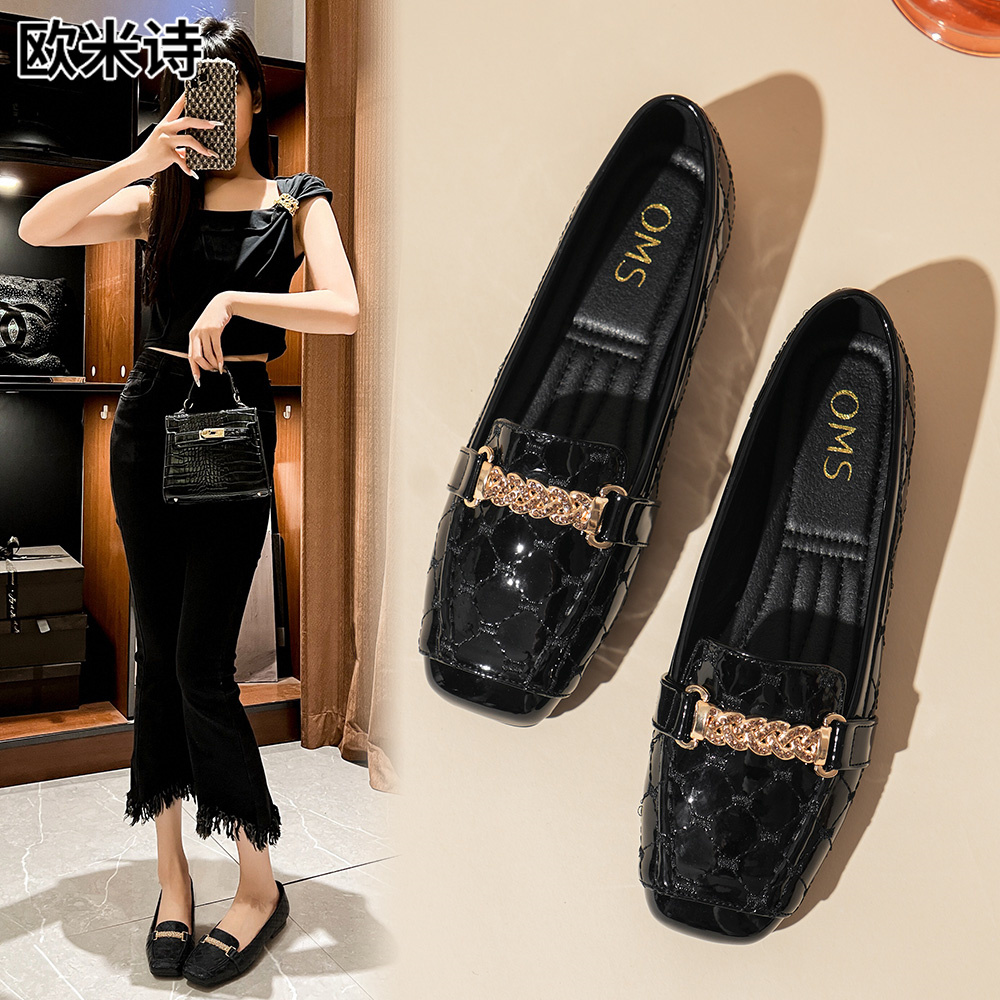 时尚平底鞋女新款鞋子ins百搭春秋新款明星同款百搭小众小单鞋子