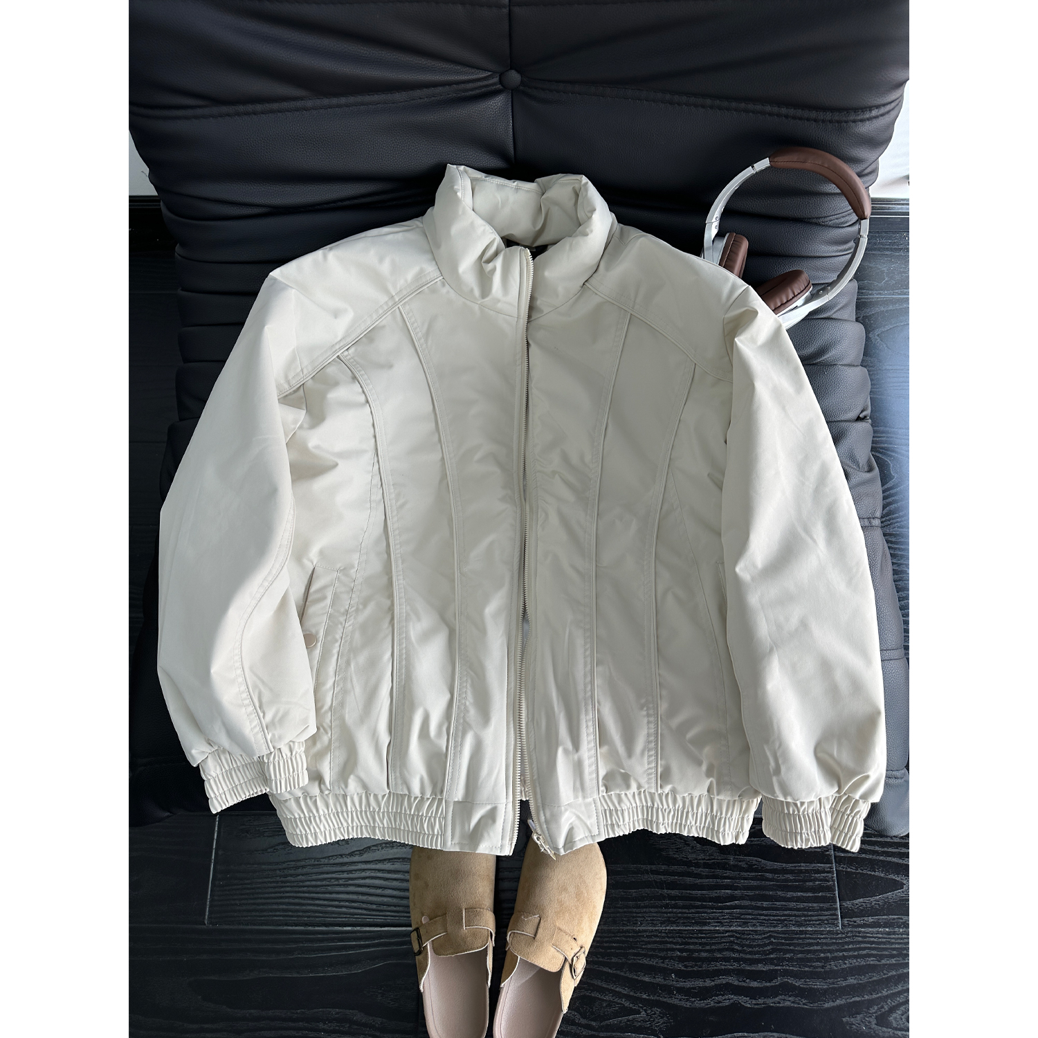 cleanfit立领棉服男款冬季小众设计感无帽棉服复古美式厚款外套