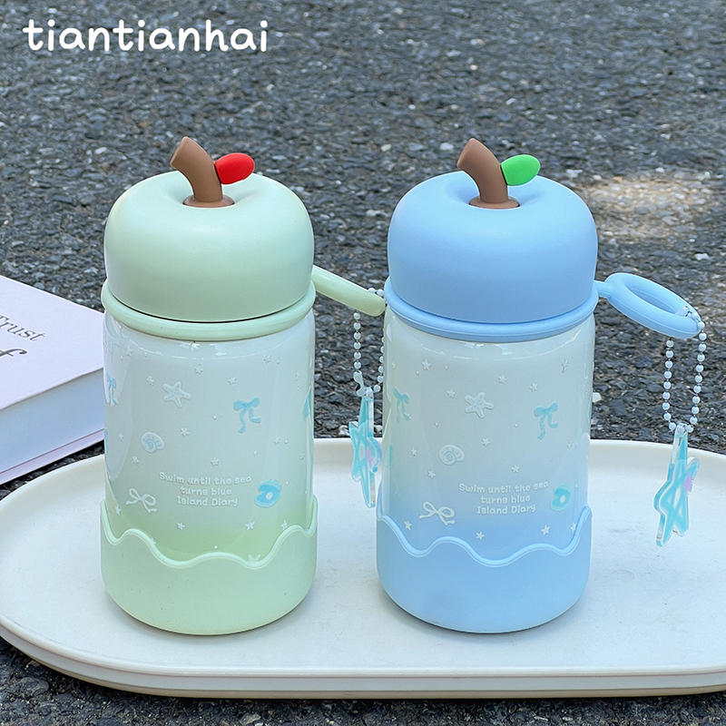 水杯女生大容量便携随手杯ins直饮保温杯小巧可爱学生防摔耐用