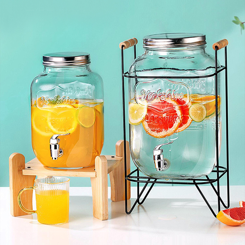 泡酒玻璃瓶调酒桶酒壶泡酒罐饮料桶啤酒水果茶桶带龙头可乐桶容器