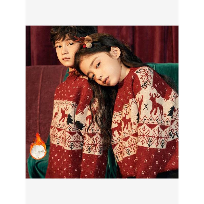 女童加绒加厚针织衫尼布甲尼撒