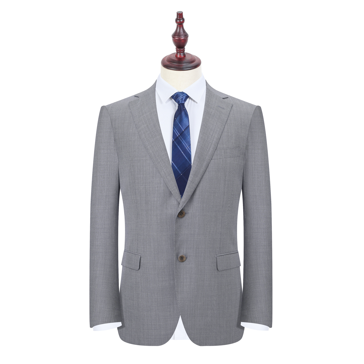 KFMAM12041单西 进口面料【杰泥亚】羊毛+桑蚕丝 男士二扣西装外套