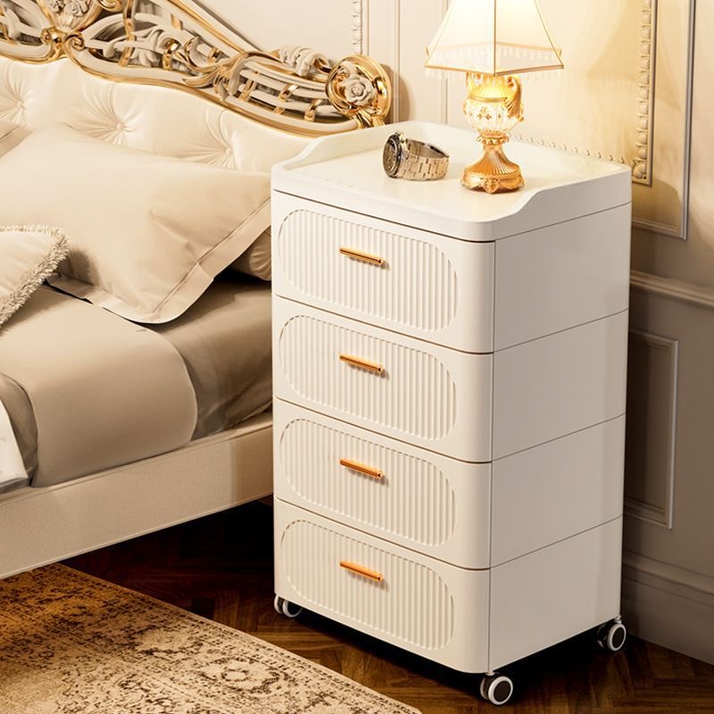 免安装抽屉式收纳柜家用卧室零食储物柜床头柜客厅沙发多层置物柜