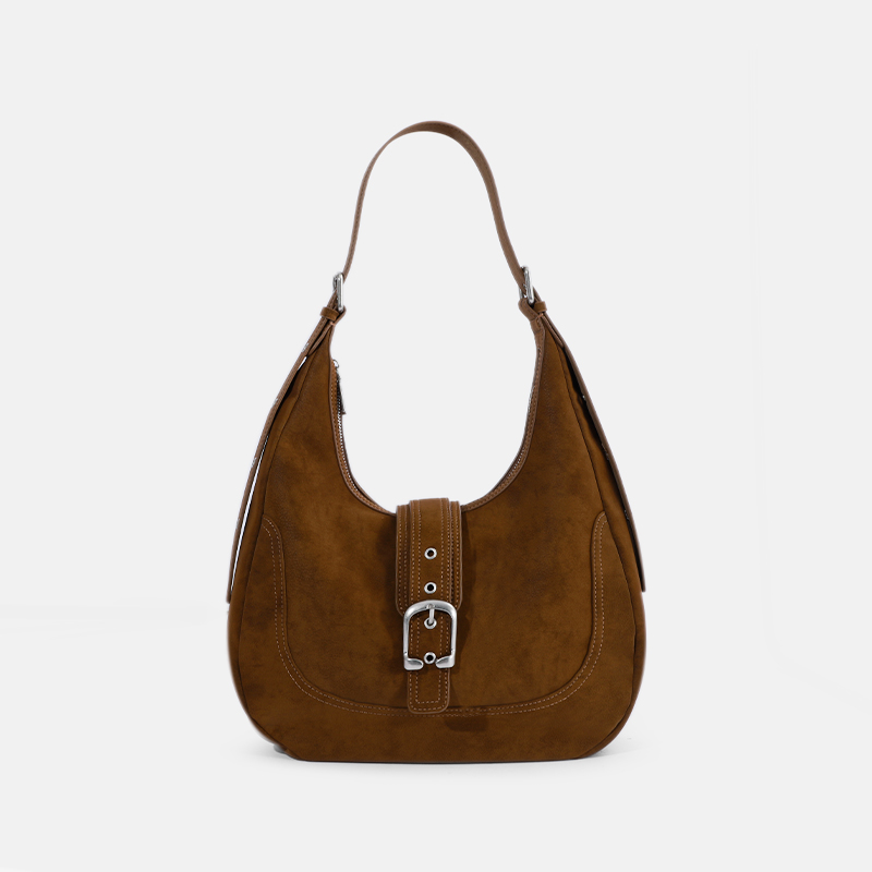 TOMATO&POTATO斜挎托特包休闲包小众腋下包机车单肩斜挎包半月包