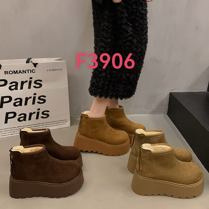 休闲风高跟冬季保暖时尚雪地靴加厚厚底靴子百搭时尚