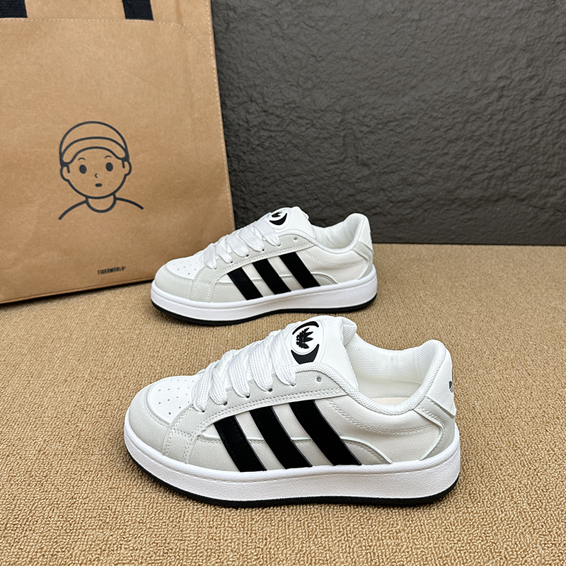 加绒面包鞋多巴胺夏季新款情侣鞋ins潮2025增高休闲百搭学生板鞋