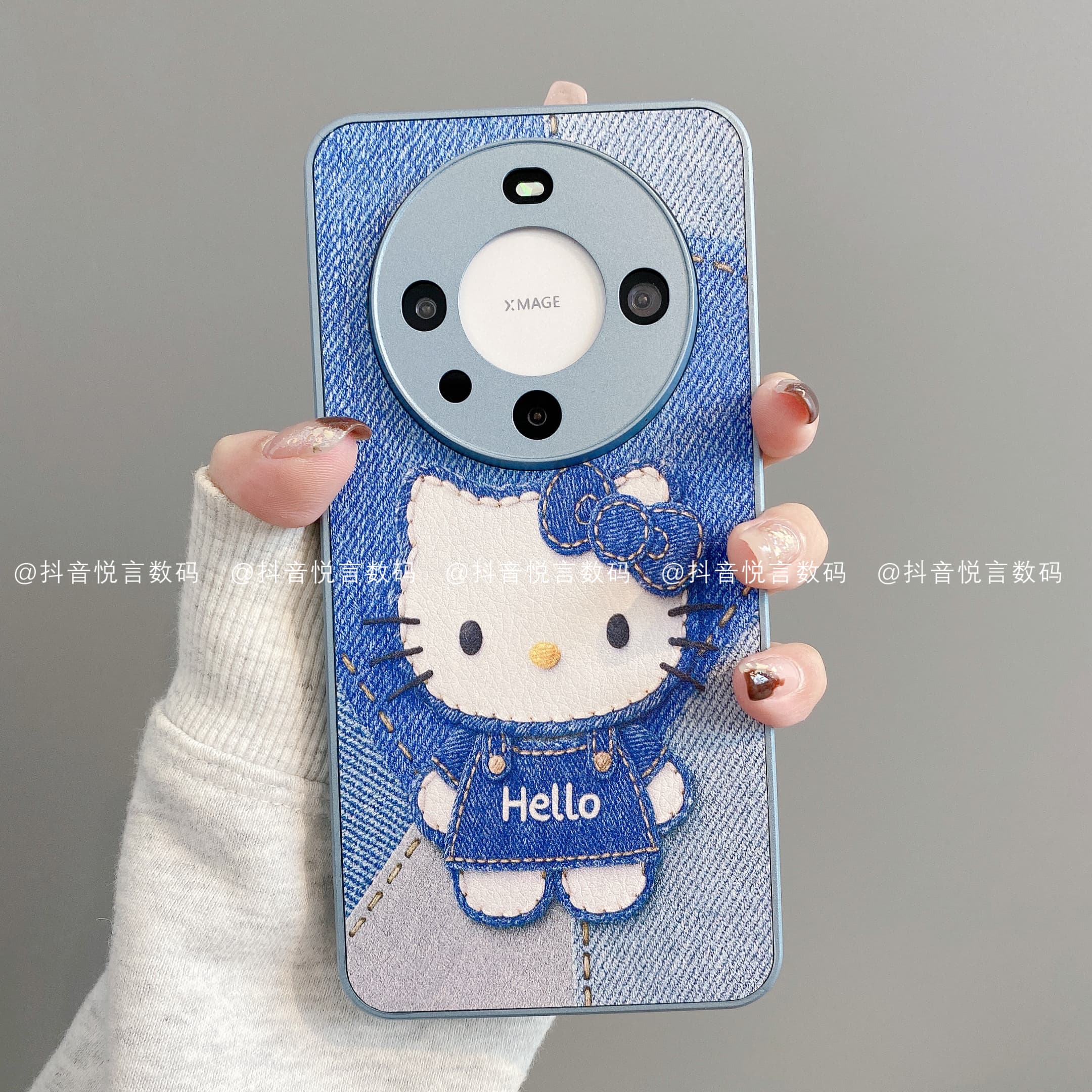 金属皮革适用华为mate70pro/60/50/40苹果17promax牛仔KT潮手机壳