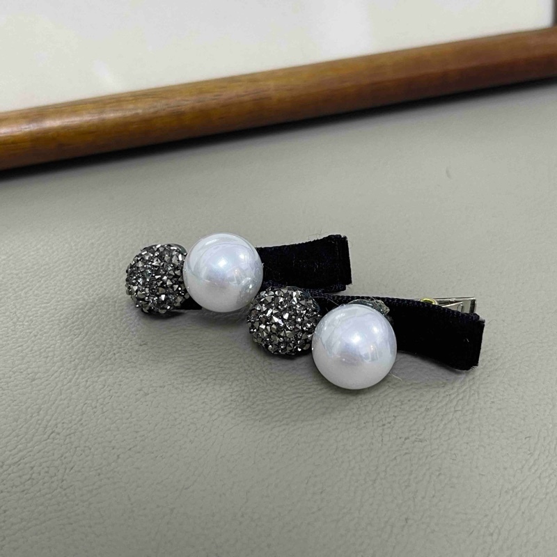 【小魏总珠宝】珠珠一字侧夹4cm【一对】