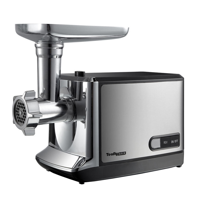 tenfly电动多功能绞肉机家用搅商用料理机灌肠肉馅打不锈钢肉