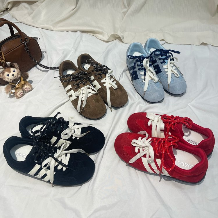 凯撒KAISER真皮内增高双绳鞋带赛车鞋德训鞋KS2653 HH