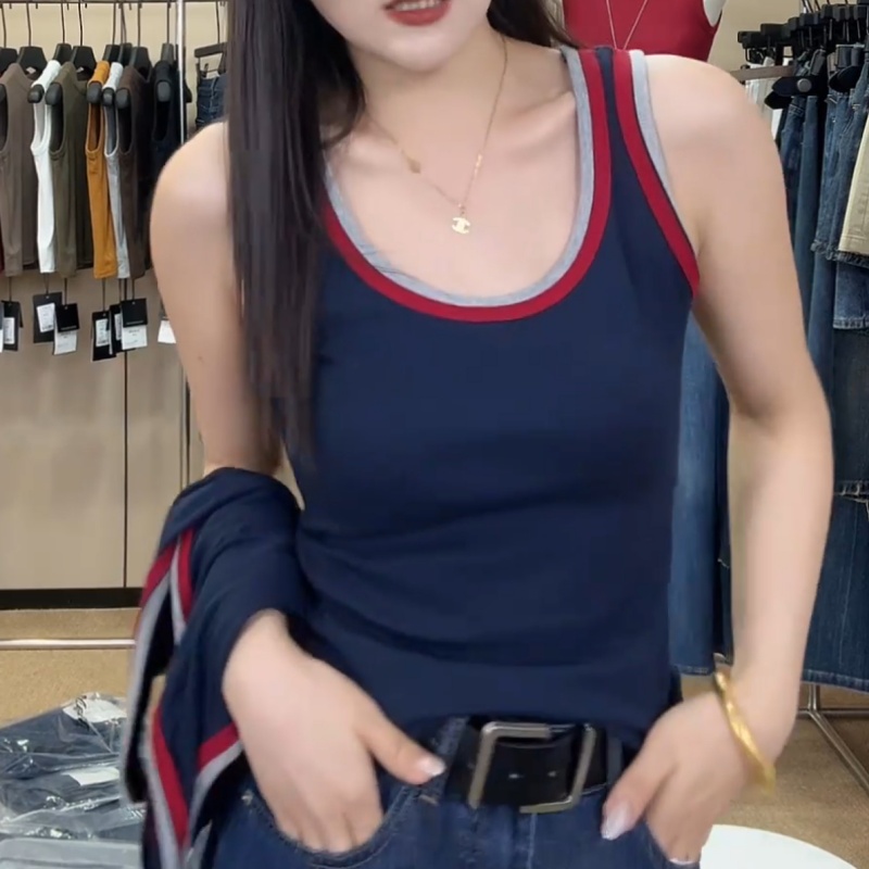 2025新款简约时尚休闲百搭显瘦背心LK2505248