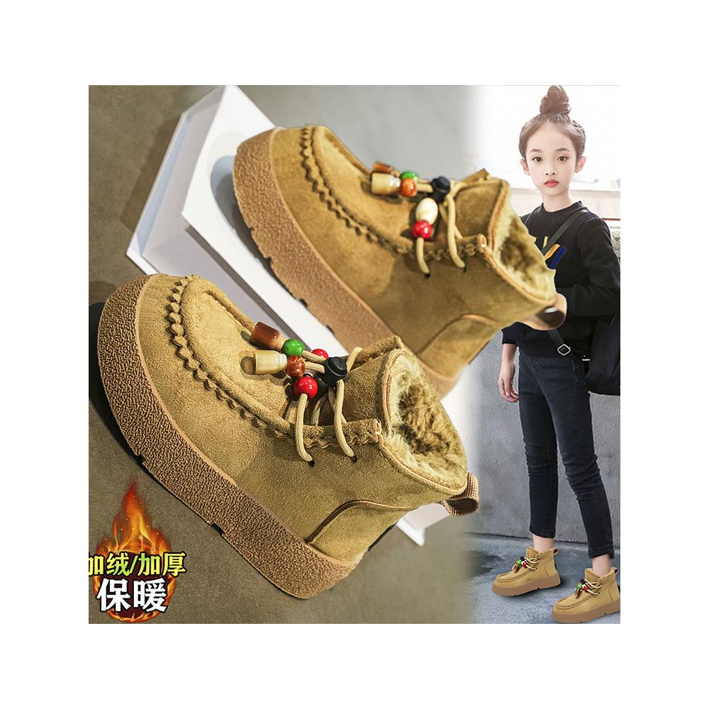 断码新百伦适用联名胤森童鞋女童鞋冬季2025新款儿童加绒保暖雪地