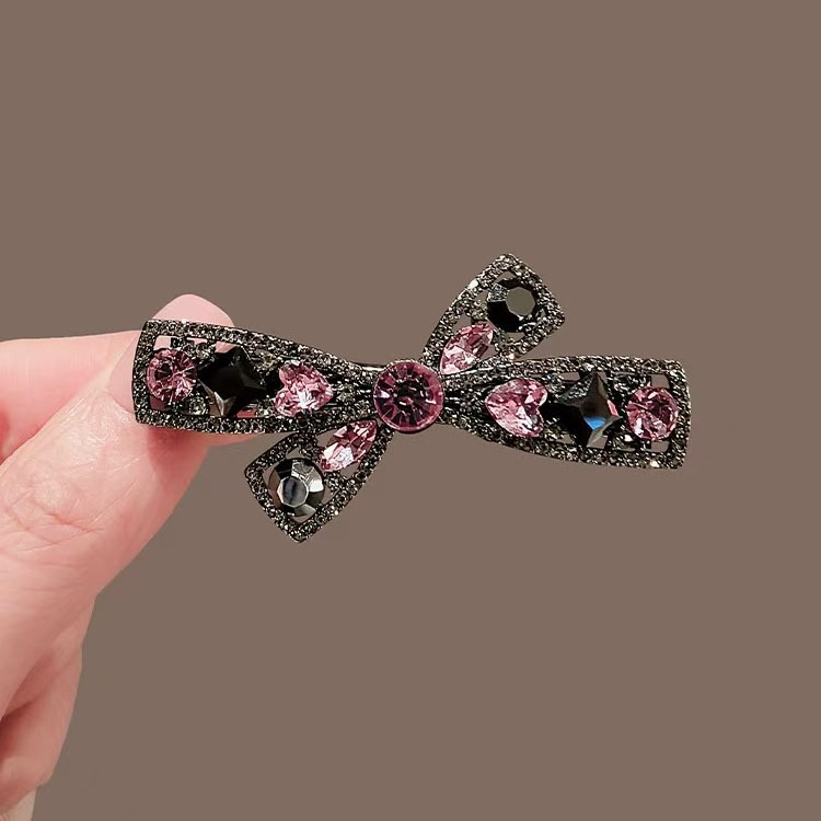 韩国超闪水钻发夹轻奢高级感闪亮碎发夹刘海夹侧边夹小压夹女发饰